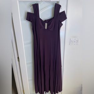 Classy Elegant Evening Grown with Rhinestones